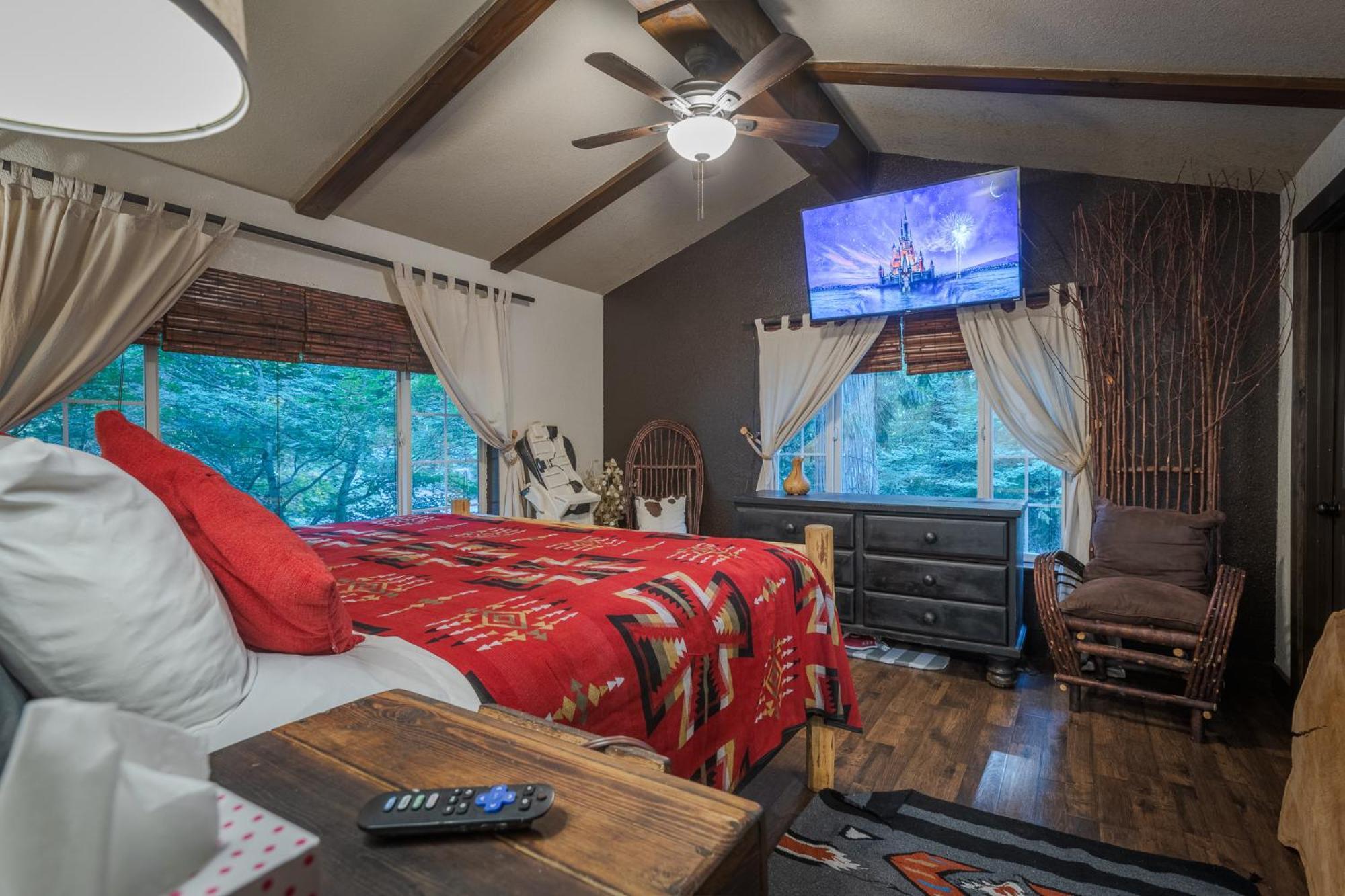 Cozy Bird House W Big Screen! Mount Hood Village Luaran gambar
