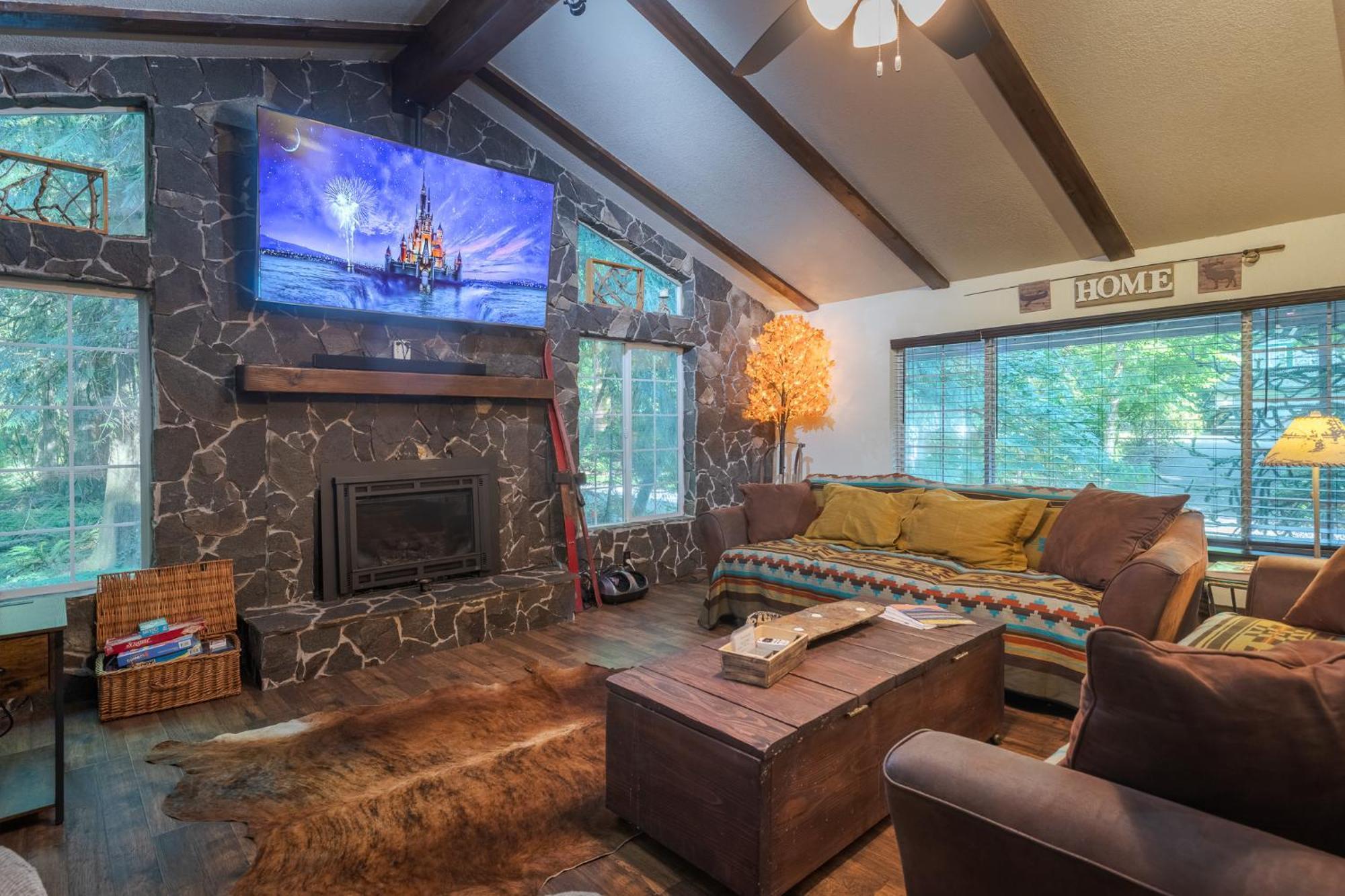 Cozy Bird House W Big Screen! Mount Hood Village Luaran gambar