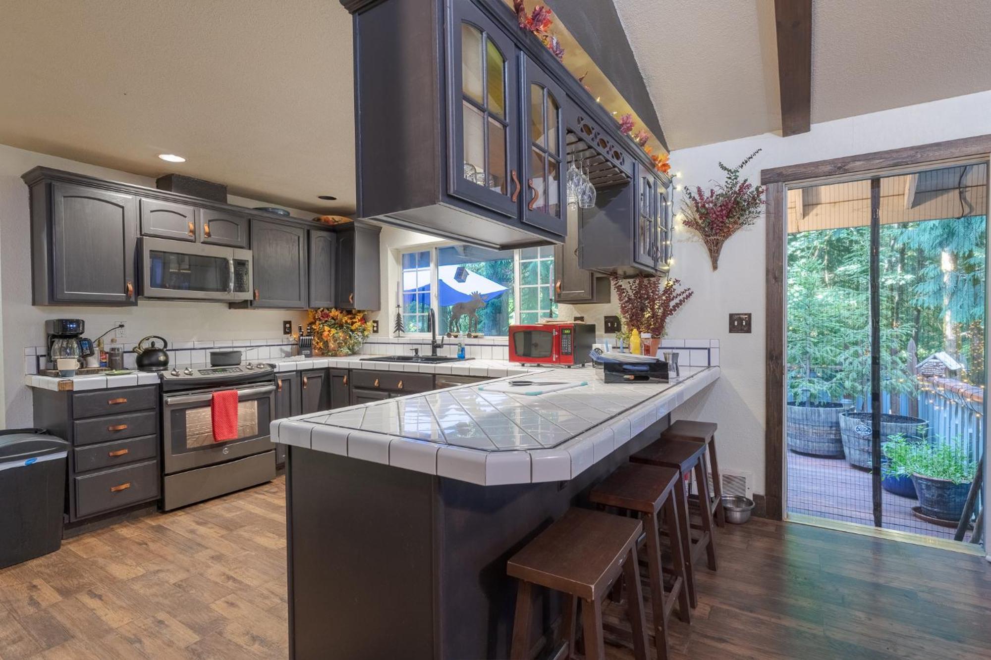 Cozy Bird House W Big Screen! Mount Hood Village Luaran gambar